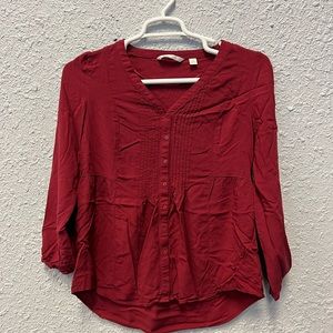 Lauren Conrad women's Blouse work shirt fall shirt size medium